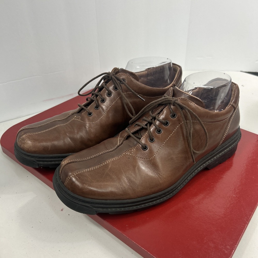 Vintage Bostonian Strada Size 9M Brown Mens Dress Lace Up Cap Toe Comfort Shoes